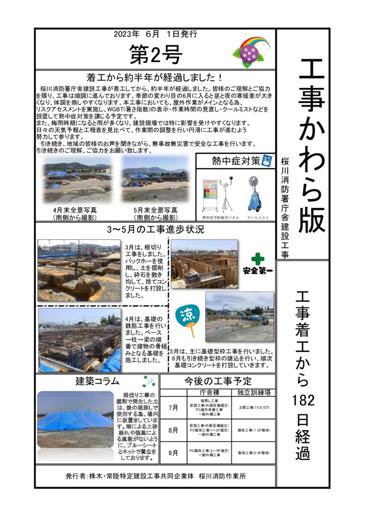 工事かわら版第2号のサムネイル