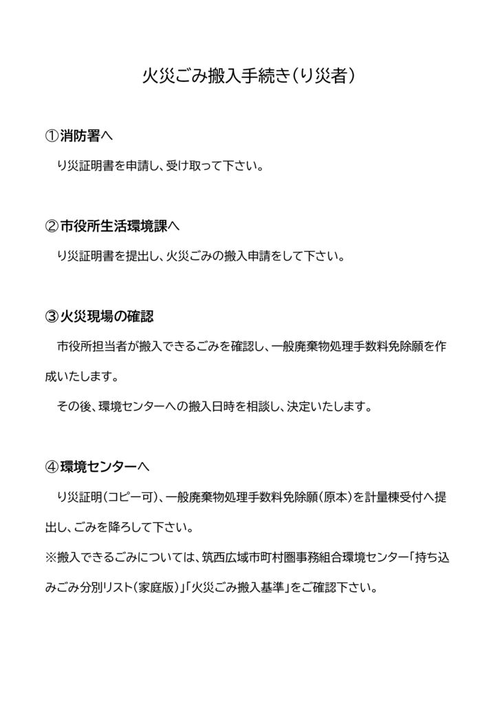 ③火災ごみ搬入手続き（り災者用）のサムネイル